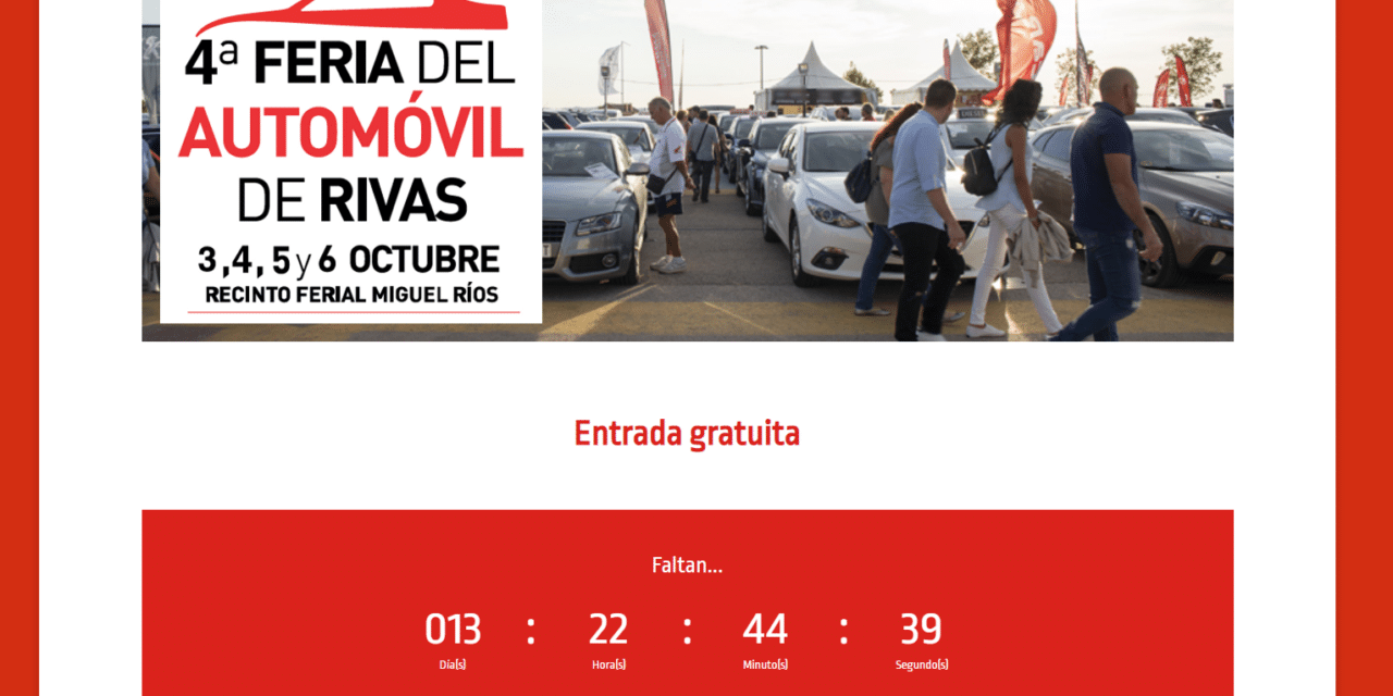 La IV Feria del Automóvil de Rivas acogerá un amplio programa de actividades artísticas y de ocio para todas las edades