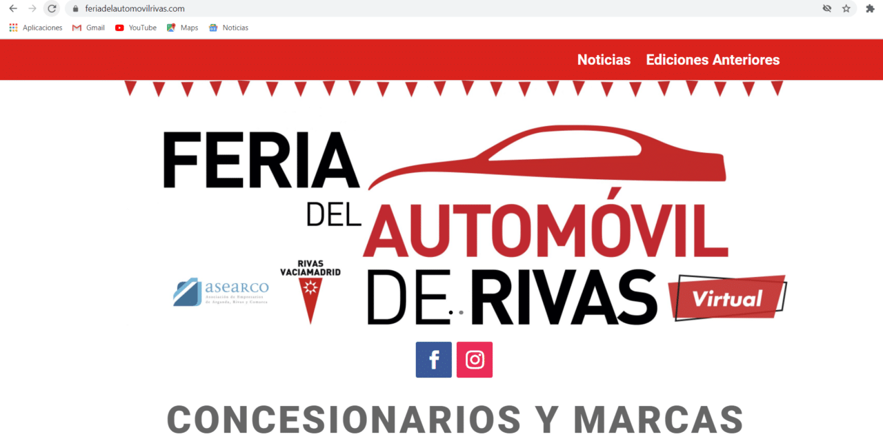 Este domingo arranca la Feria del Automóvil de Rivas en una plataforma digital y de la mano de grandes ofertas de 22 concesionarios