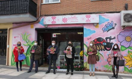 Cuatro floristerías de Arganda acogen la presentación de la Campaña promocional “Arganda en primavera florece”