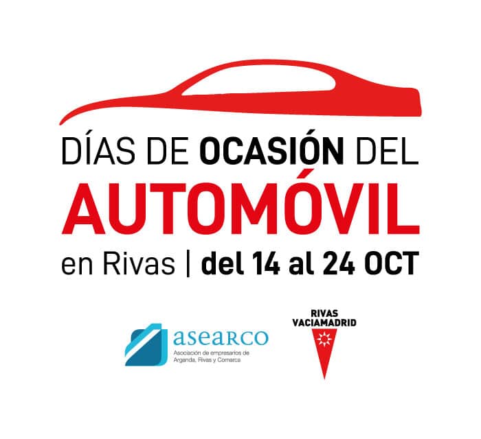 La campaña promocional “Días de Ocasión del Automóvil en Rivas” se celebrará del 14 al 24 de octubre en los concesionarios participantes