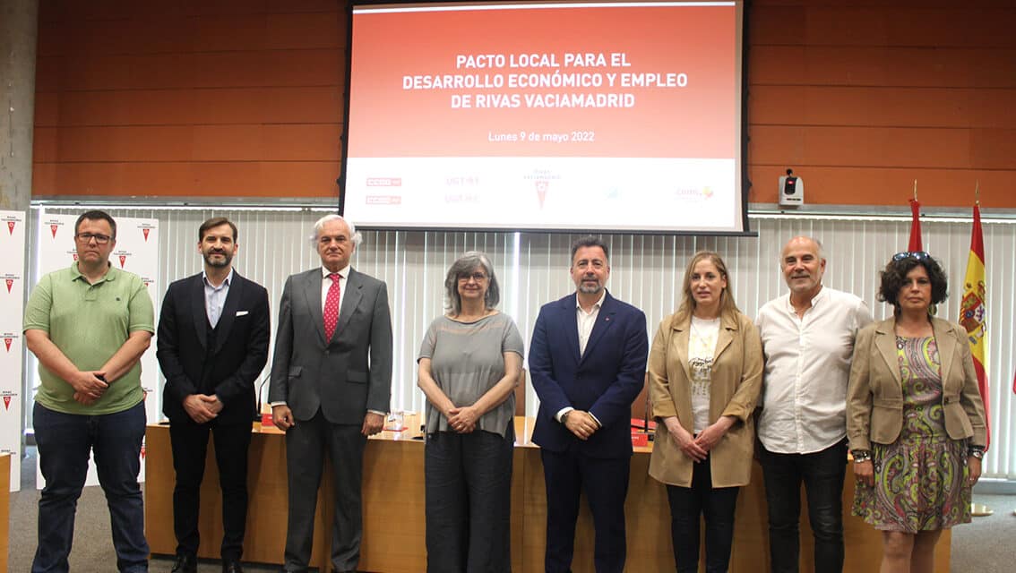 Rivas firma el Pacto Local para el Desarrollo Económico y el Empleo