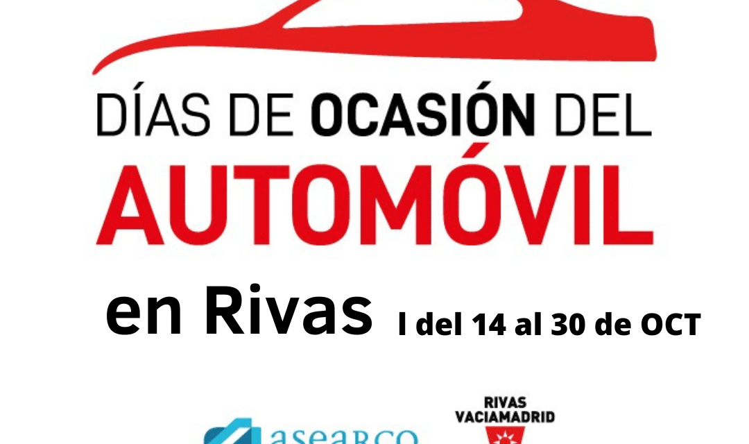 Abierta la inscripción en la campaña «Días de Ocasión del Automóvil en Rivas 2022