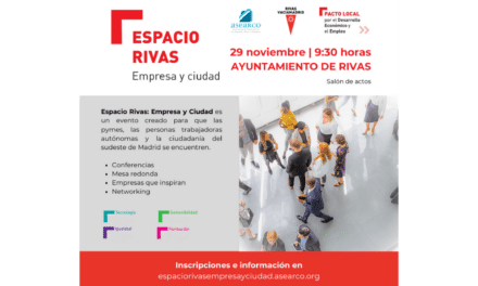 Empresas y ciudadanía irán de la mano en un encuentro en Rivas que ofrecerá claves para abordar retos actuales de la sociedad y la economía
