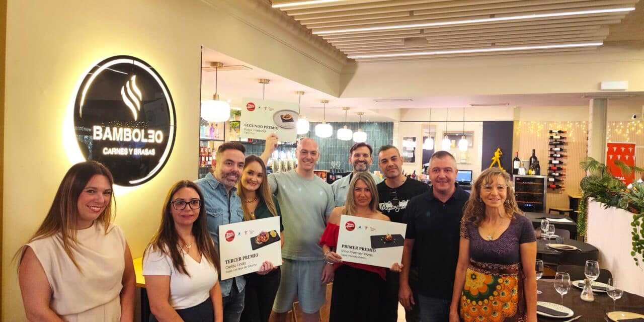 “Planeta Ibérico”, bocado del restaurante Vino Premier, ganador de la ruta gastronómica de Rivas “Tapas Galácticas”