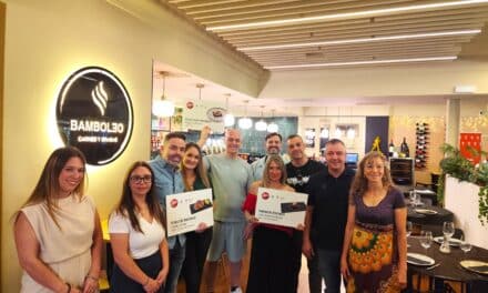 “Planeta Ibérico”, bocado del restaurante Vino Premier, ganador de la ruta gastronómica de Rivas “Tapas Galácticas”