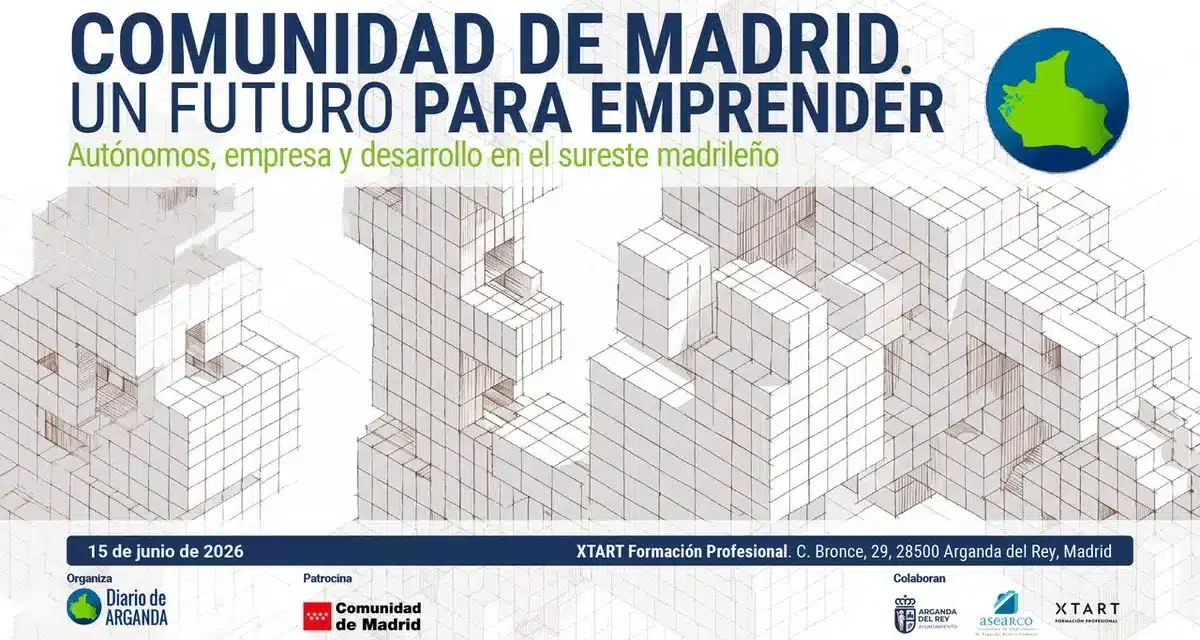 Diario de Arganda impulsa el evento “Un futuro para emprender”, una cita clave para el emprendimiento y la  inversión en el sureste madrileño