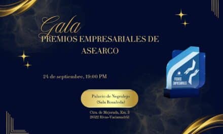 La II Gala de los Premios Empresariales de ASEARCO se celebrará el 24 de septiembre en el Palacio de Negralejo (Rivas)